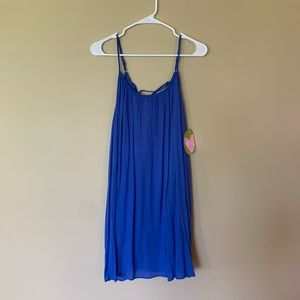 Blue spring dress